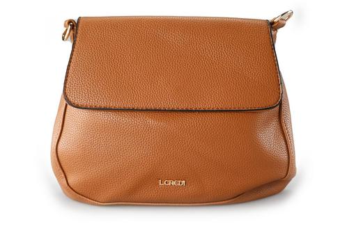 L.Credi Tas Bruin | 10% extra korting, Sieraden, Tassen en Uiterlijk, Tassen | Damestassen, Bruin, Zo goed als nieuw, Verzenden