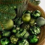 Kerstballen Set - 60 Stuks - Ø7 cm - Onbreekbaar - Donkergro, Diversen, Kerst, Verzenden, Nieuw