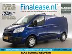 Ford Transit Custom 290 2.2 TDCI L2H1 Marge Airco €249pm, Blauw, Nieuw, Ford, Lease