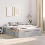 vidaXL Opbergbedframe Beton Grijs 160x200 cm, Verzenden, 200 cm, Grijs, 160 cm