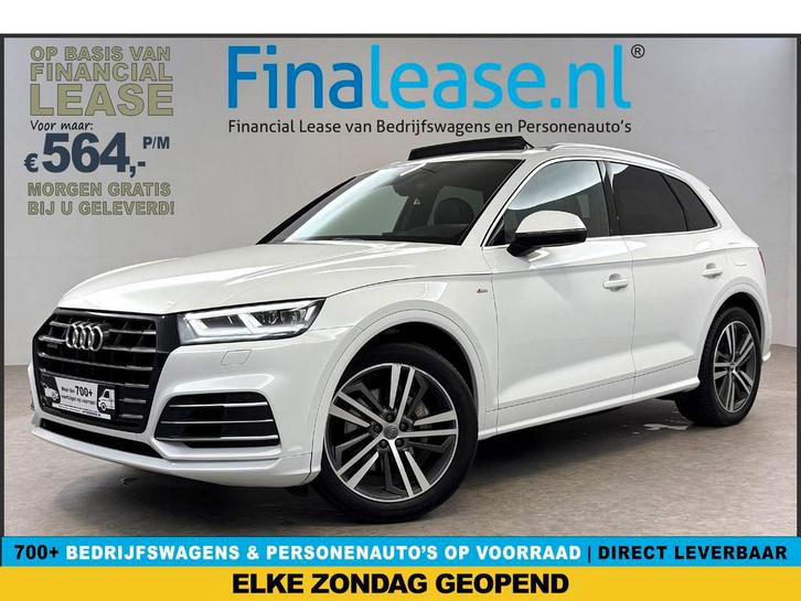 Audi Q5 55 TFSI e Quattro S-line Luchtvering Pano Virtual, Auto's, Audi, Lease, Automaat, SUV of Terreinwagen, Hybride Elektrisch/Benzine