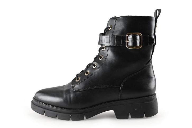 Tamaris Veterboots in maat 39 Zwart | 10% extra korting, Kleding | Dames, Schoenen, Zwart, Zo goed als nieuw, Overige typen, Verzenden