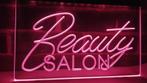 Beauty salon neon bord lamp LED verlichting reclame lichtbak, Verzenden, Nieuw