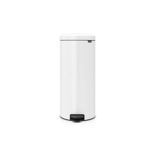 Brabantia Pedaalemmer newIcon 30 ltr - Wit, Huis en Inrichting, Woonaccessoires | Prullenbakken, Nieuw, Verzenden