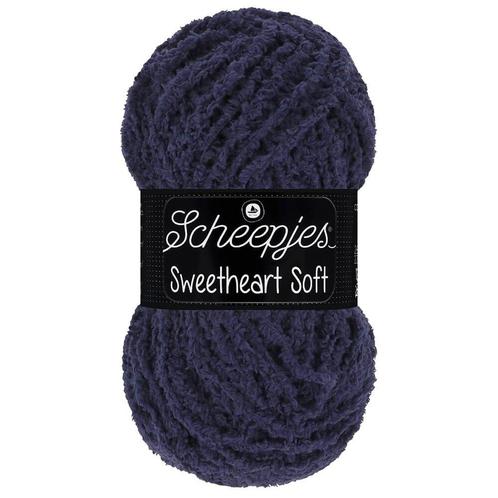 Scheepjes Sweetheart Soft - 10 marineblauw - Polyester Gar, Hobby en Vrije tijd, Breien en Haken, Ophalen of Verzenden