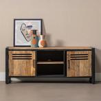 Tv-meubel Mangohout Tristan 150 cm, Huis en Inrichting, Kasten | Televisiemeubels, Verzenden, 150 tot 200 cm, Nieuw, Minder dan 100 cm