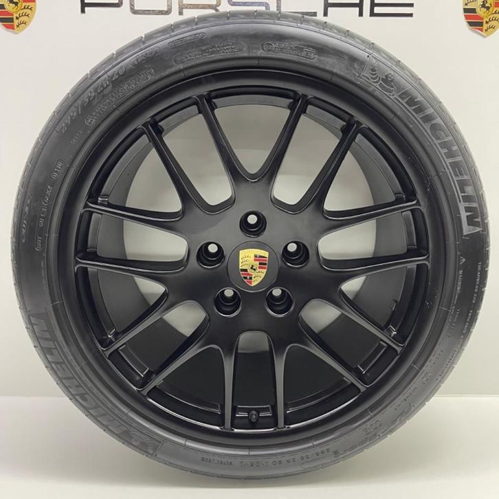 Porsche Panamera (970) ORIGINELE 20 RS Spyder GTS met banden, Auto-onderdelen, Banden en Velgen, 20 inch, Personenwagen, Gebruikt