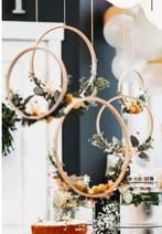 Bamboe Borduurring Flowerhoop Bloemenring 9 cm per stuk, Ophalen of Verzenden, Nieuw
