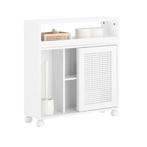 2dekans | SoBuy Lage Kast - BZR119-W - 65 x 20 x 70 cm - MDF, Huis en Inrichting, Ophalen of Verzenden, Zo goed als nieuw