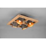 LED Plafondspot - Trion Bimm - E14 Fitting - 4-lichts - Rond, Huis en Inrichting, Lampen | Spots, Metaal of Aluminium, Nieuw, Ophalen of Verzenden