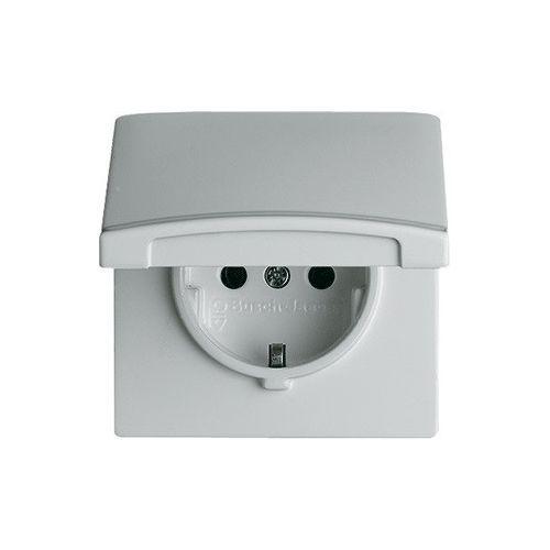 Busch Jaeger wandcontactdoos met randaarde inbouw, Doe-het-zelf en Verbouw, Elektra en Kabels, Nieuw, Ophalen of Verzenden