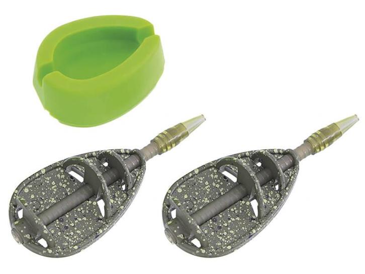 Method Feeder Camo Loodvrij Set + Mal - Karper XL, Watersport en Boten, Hengelsport | Karpervissen, Overige typen, Nieuw, Verzenden