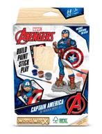Wood WorX Marvel - Captain America - Modelbouwset incl. verf, Ophalen of Verzenden, Nieuw