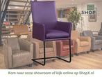 Leren eetkamerstoel Ruler - Toledo Aubergine (paars) -, Huis en Inrichting, Stoelen, Overige kleuren, Nieuw, Ophalen of Verzenden