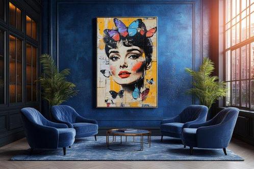 Iconica - Butterfly Muse · XXL, Antiek en Kunst, Kunst | Schilderijen | Modern