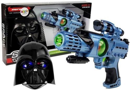 Speelgoed laserpistool 28cm - met masker - licht en geluid, Kinderen en Baby's, Speelgoed | Educatief en Creatief, Nieuw, Ophalen of Verzenden