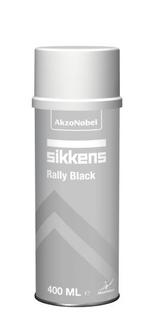Sikkens Rally Black zwart spuitbus 400ml 202755, Ophalen of Verzenden