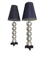 Tafellamp (2) - Hout - Italiaanse houten lampen