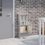 vidaXL Pakket inwerp box Zwart 44.5 x 29 x 110.5 cm, Tuin en Terras, Brievenbussen, Verzenden, Nieuw