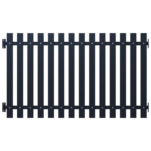 vidaXL Schuttingpaneel 170,5x100 cm gepoedercoat staal, Tuin en Terras, Schuttingen, Nieuw, IJzer, 1 tot 2 meter, Verzenden