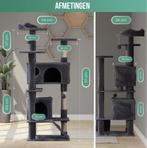 Krabpaal Voor Katten Met 7 Niveaus - 137x50x50 CM - grijs -, Ophalen of Verzenden, Zo goed als nieuw