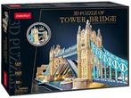 3D Puzzel - Tower Bridge LED (222 stukjes) | CubicFun -, Verzenden, Nieuw