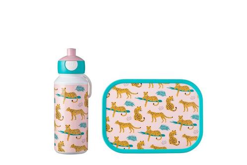 Mepal Lunchset Campus Drinkfles+Lunchbox Leopard, Hobby en Vrije tijd, Feestartikelen, Nieuw, Verzenden
