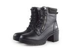 Mustang Veterboots in maat 38 Zwart | 10% extra korting, Kleding | Dames, Schoenen, Verzenden, Zwart, Overige typen, Zo goed als nieuw