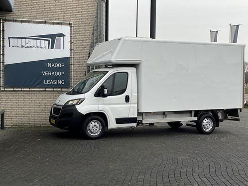 Peugeot Boxer 435 2.2 BlueHDi 165 L3*BAKWAGEN*LAADKLEP*A/C*, Auto's, Bestelauto's, Lease, Grijs, Handgeschakeld, Wit, Financial lease