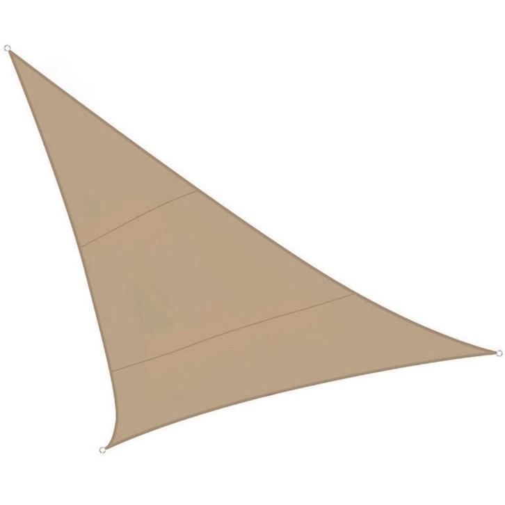 Schaduwdoek 5 x 5 x 5m - water en luchtdoorlatend - driehoek, Tuin en Terras, Schaduwdoeken, Nieuw, Ophalen of Verzenden