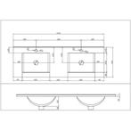 Xellanz Sephia Compleet Badmeubel - 120cm - Mat Wit, Huis en Inrichting, Badkamer | Badkamermeubels, Ophalen of Verzenden, Nieuw