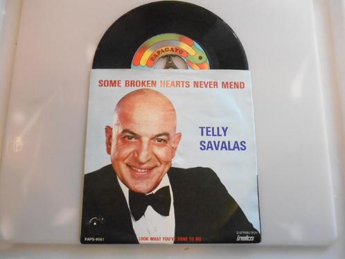 vinyl single 7 inch - Telly Savalas - Some Broken Hearts..., Cd's en Dvd's, Vinyl Singles, Zo goed als nieuw, Verzenden