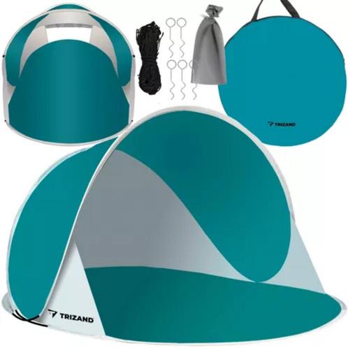 Trizand Pop-Up Strandtent 190x120x86 cm - Lichtgewicht en..., Caravans en Kamperen, Tenten, Nieuw, Ophalen of Verzenden