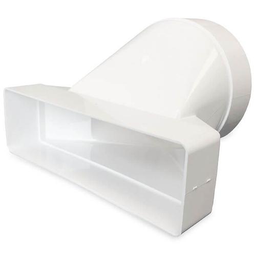 Kunststof verloop 204 x 60mm naar Ø 150mm - asymmetrisch, Doe-het-zelf en Verbouw, Overige Doe-het-zelf en Verbouw, Nieuw, Verzenden