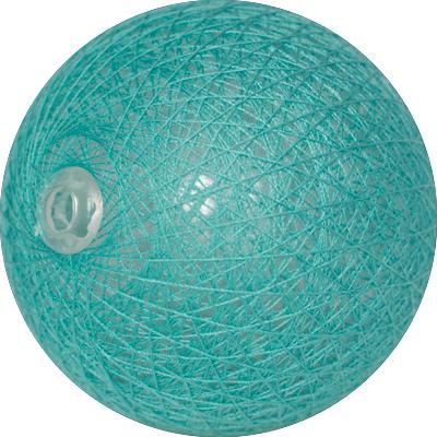 Cotton ball  Aqua Blauw- 6cm, Huis en Inrichting, Lampen | Overige, Nieuw, Verzenden