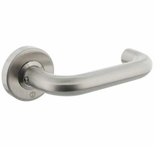 Intersteel Deurkruk / Deurklink Rond op rozet met ring, Doe-het-zelf en Verbouw, Hang- en Sluitwerk, Nieuw, Ophalen of Verzenden