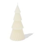 HEMA Vormkaars boom 7.4x7.4x16.7cm ecru, Verzenden, Nieuw