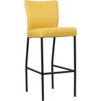 Leren barkruk Revolt hoog - Toledo Giallo (geel) - Poten, Huis en Inrichting, Barkrukken, Nieuw, Leer, Ophalen of Verzenden, 90 cm of meer