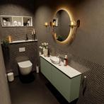 MONDIAZ FOWY toiletmeubel 120cm kleur army. Waskom positie, Ophalen of Verzenden, Nieuw, Bad