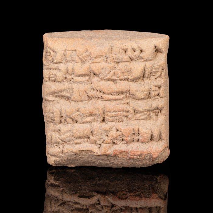 Sumerisch Klei-tablet met spijkerschrift (Zonder, Antiek en Kunst, Antiek | Overige Antiek