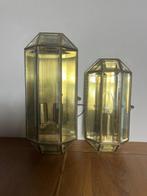Wandlamp (2) - Glas, Koper