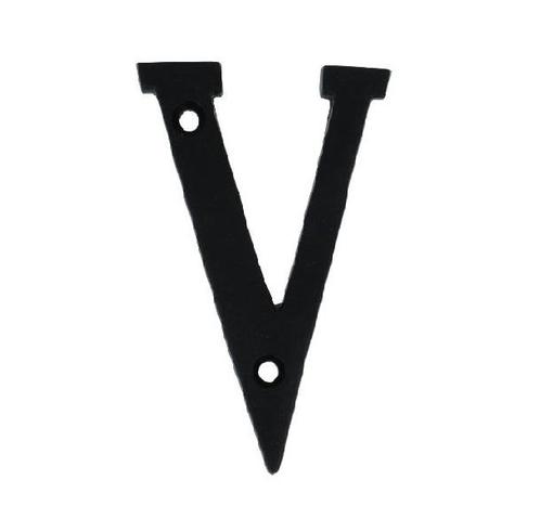 Letter V Klein IJzer zwart 75 mm, Doe-het-zelf en Verbouw, Hang- en Sluitwerk, Verzenden