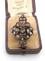 Ring - 18 karaat Geel goud, Zilver - 0.75ct. tw. Diamant, Sieraden, Tassen en Uiterlijk, Ringen, Nieuw