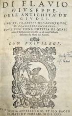 Flavio Giuseppe - Di Flavio Giuseppe delle antichita de