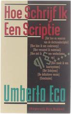 Hoe Schrijf Ik Een Scriptie 9789035102156 Umberto Eco, Boeken, Studieboeken en Cursussen, Gelezen, Verzenden, Umberto Eco