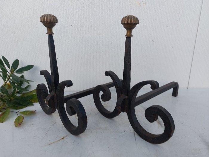 Decoratief ornament - Frankrijk - Franse vuurbokken, Antiek en Kunst, Curiosa en Brocante