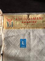 Asciugamani in puro lino - Sangrinè - Borduurwerk (3) - 140, Antiek en Kunst