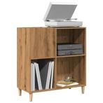 vidaXL Platenkast 84,5x38x89 cm bewerkt hout artisanaal, Huis en Inrichting, Verzenden, Nieuw