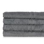 Handdoek Antraciet 50x100cm 100% Katoen - Treb ADH, Huis en Inrichting, Verzenden, Nieuw, Overige kleuren, Theedoek of Handdoek