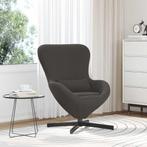 vidaXL Eivormige stoel Donkergrijs 63 x 73 x 90 cm, Huis en Inrichting, Fauteuils, Verzenden, Nieuw